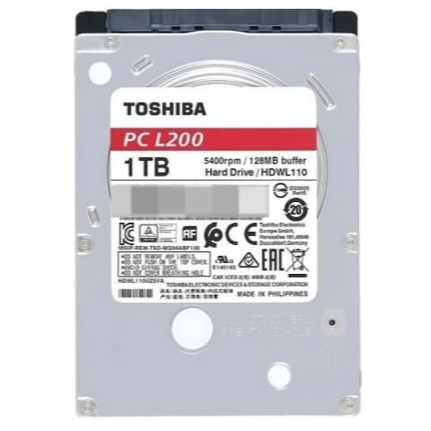 HD NOTE SATA3 2.5 1TB TOSHIBA 5400RPM 128MB - HDWL110UZSVA