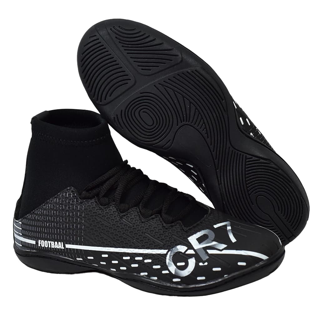 Chuteira Futsal Cano Alto Footbaal com Solado Antiderrapante