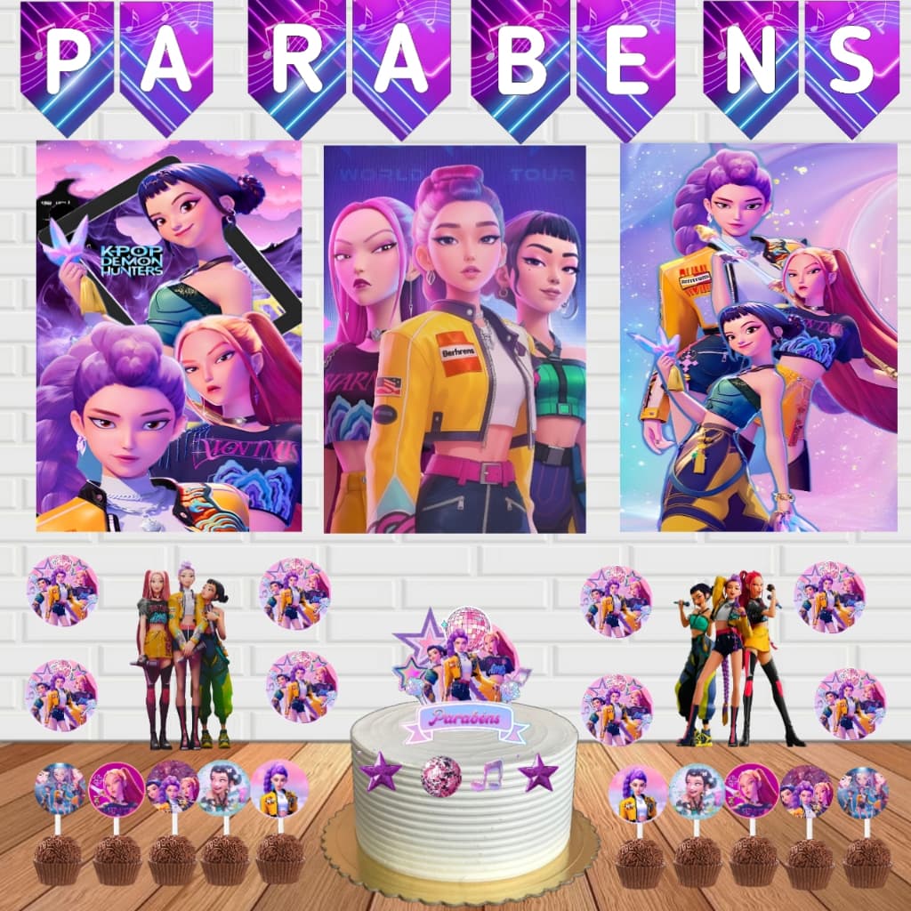 Kit só um bolinho Guerreiras do K-Pop