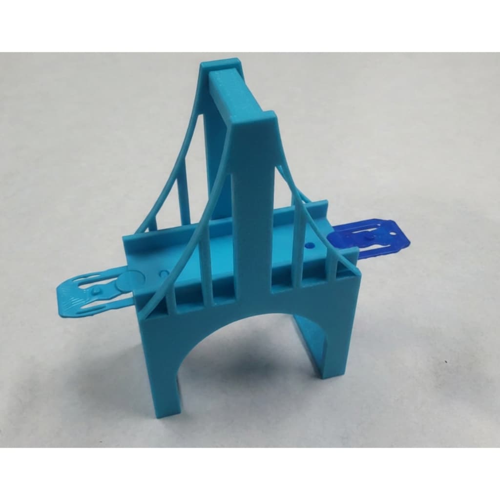 Ponte de Trilhos - -Compatível com Pista Hot Wheels - Várias Cores - Impressão 3D