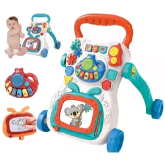 Andador Infantil Didático Musical Multmaxx Interativo Bebê Piano Colorido Lousa Brinquedo