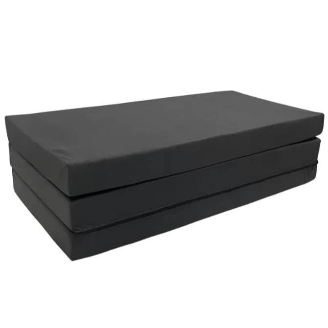 Puff Sofá 3 em 1 Multiuso Colchão Casal Ou Solteiro Sala Quarto visitas casa praia hospedes