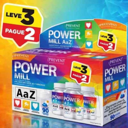 Multivitamínico A-Z Completo 90 caps| Repositor de Vitaminas | Energia, Desempenho e Disposição