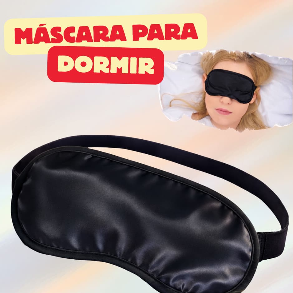Kit 2 Peças de Máscara Tapa Olho para Dormir/ Tapa luz Venda Noturna/ Protetor de Olhos Noturno AC25
