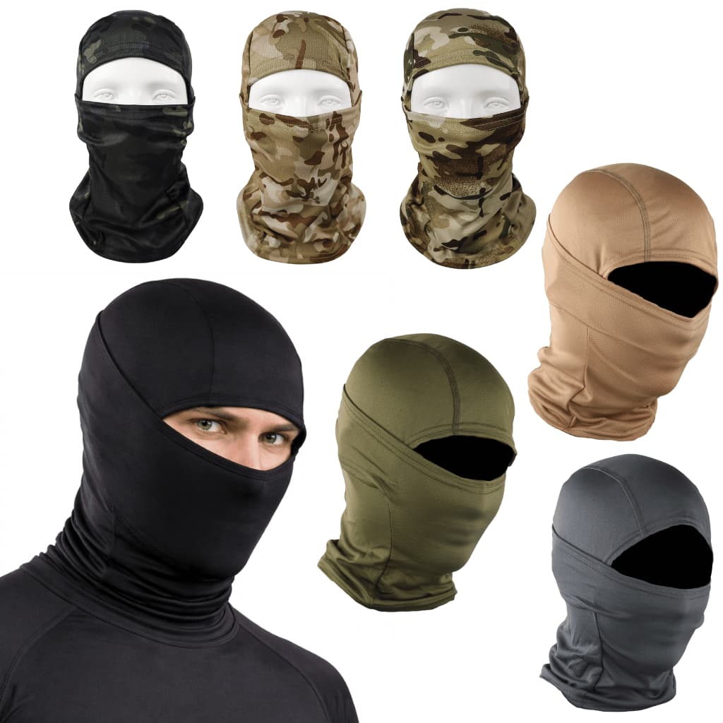 Touca Ninja Balaclava Articulada Profissional Resistente Frio Proteção Uv50 Multifuncional Respirável