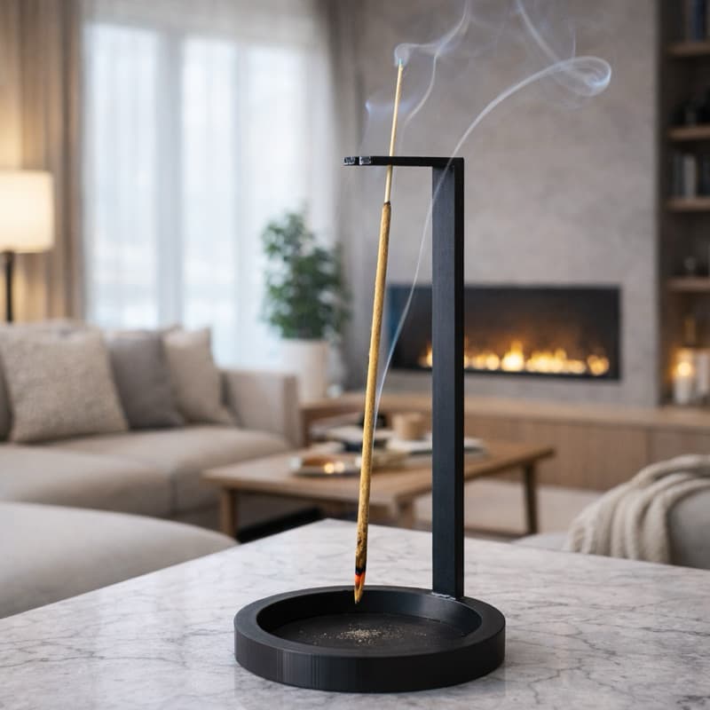 Incensário Porta Incenso Invertido Moderno Decorativo 22Cm