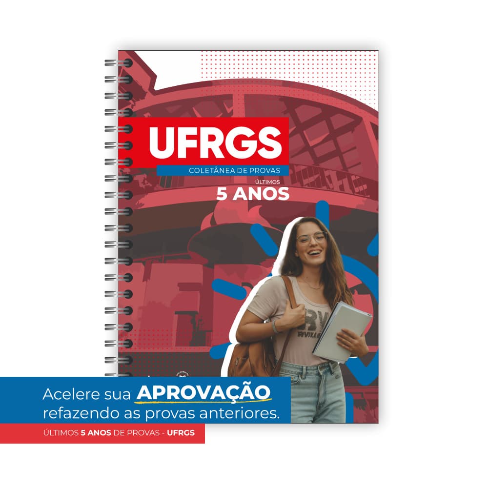 Apostila de Provas UFRGS 2022 a 2026 Gabaritos Capa triplex laminada com Espiral