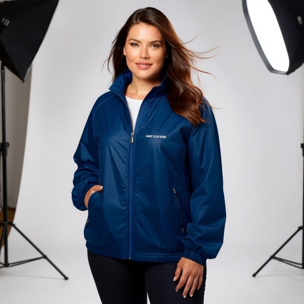 Jaqueta Corta Vento Feminina Plus Size Original Chief Clothing Tamanho P ao G4 Capuz Impermeável