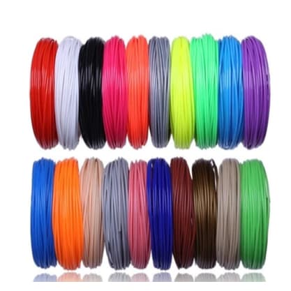 Refil Filamento PLA Kit 10 Rolos 50 M PRA Caneta 3D