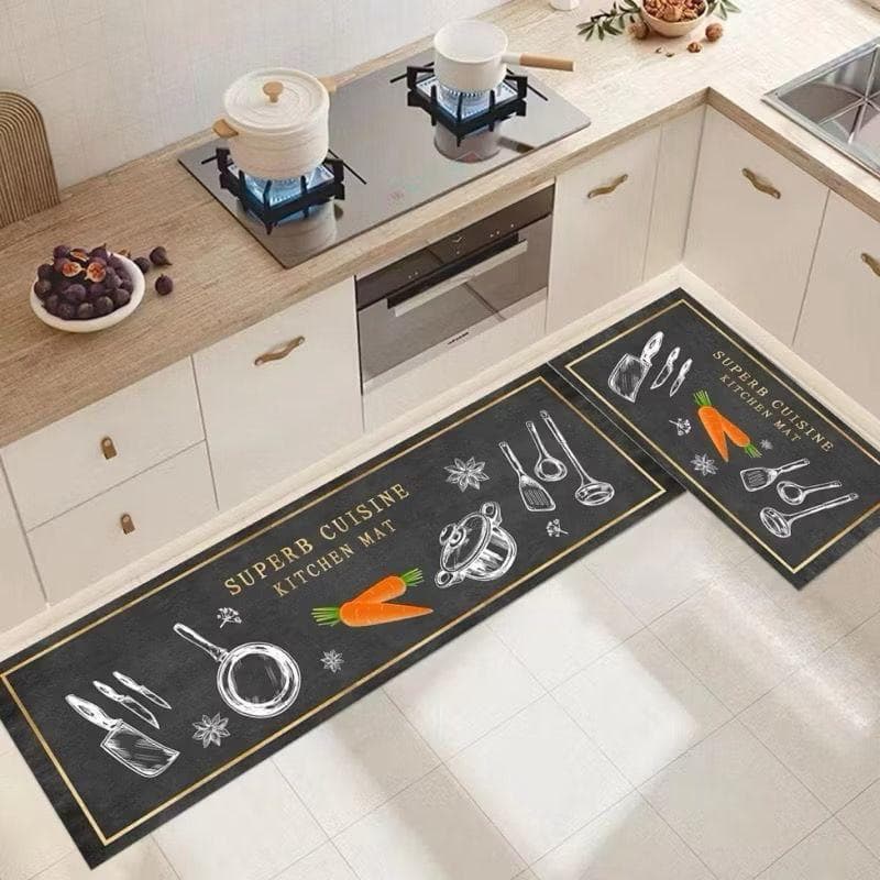 Kit Passadeira 02 Peças 100% Antiderrapante Toque Macio Moderno