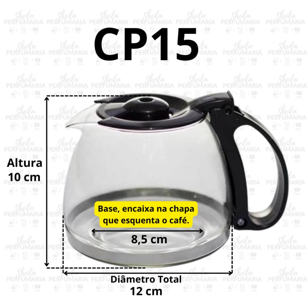 Jarra Para Cafeteira Britânia Cp15 / Cp 15 Inox Café