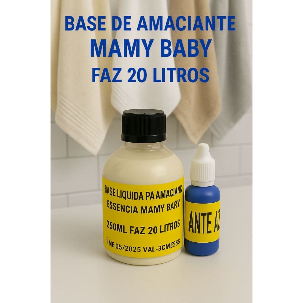 BASE CONCENTRADA  PARA AMACIANTE MAMY BABY 130ML FAZ 20 LITROS
