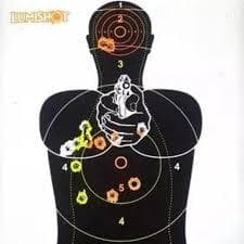 Alvos lumishot Policia federal reativos 10 alvos