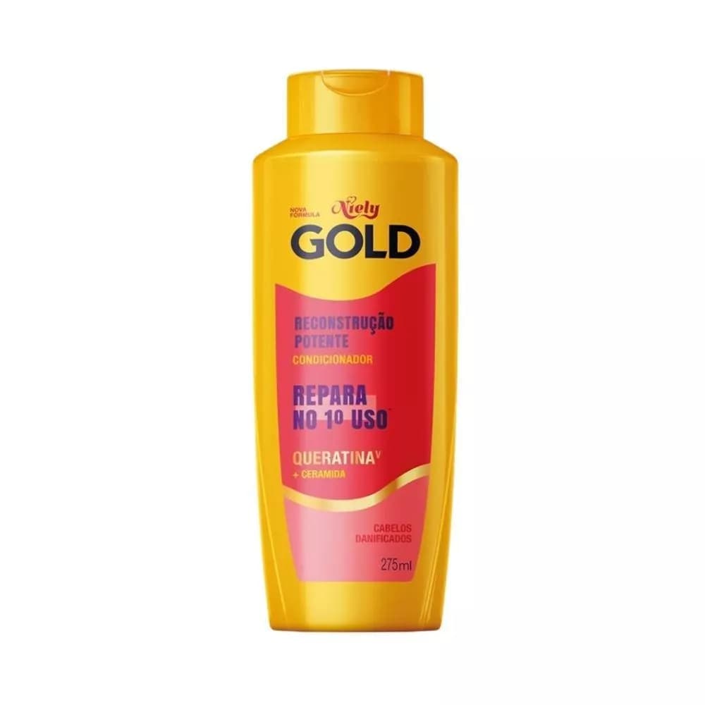 Condicionador Niely Gold Reconstrução 275ml