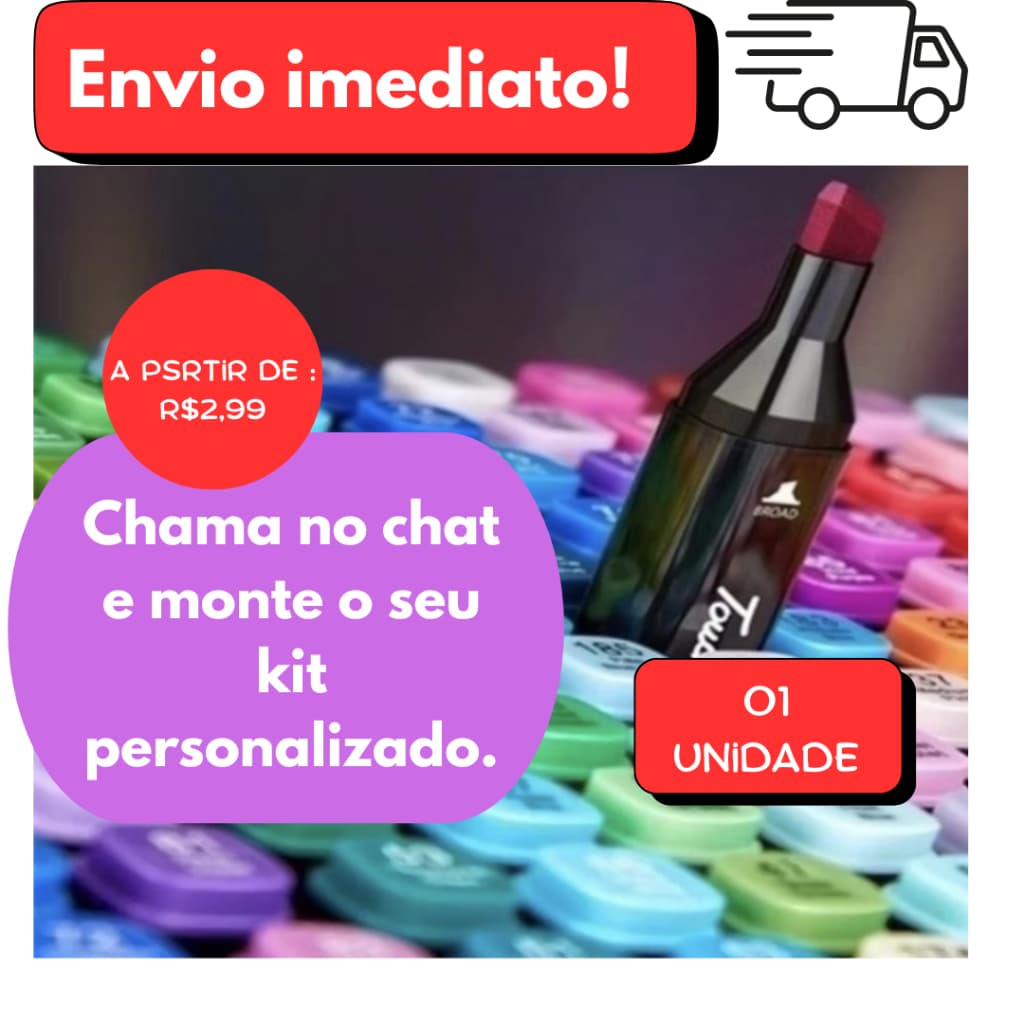 Caneta Ponta Dupla - Varias Cores Disponíveis - Códigos: 0 ao 99. **VENDA AVULSA **