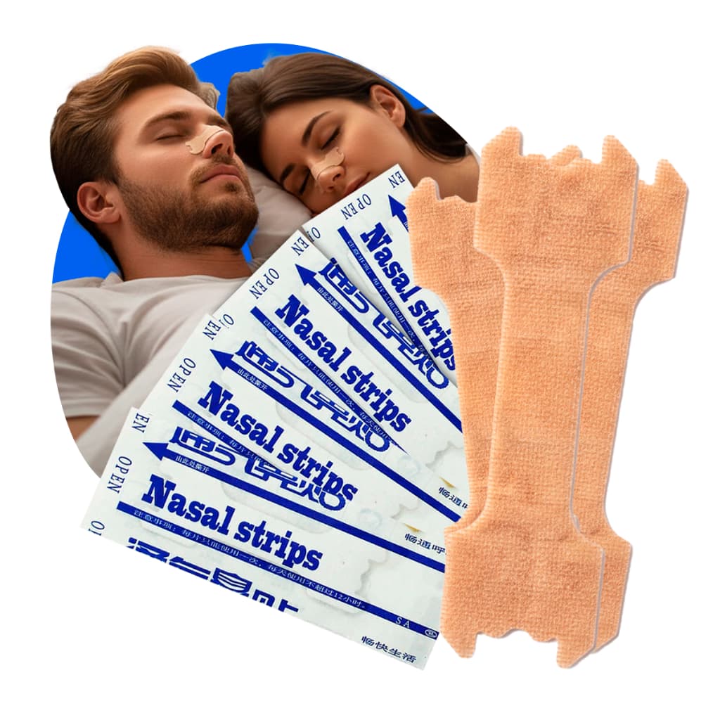 Kit 5/10/20/30/40/50 Unidades Dilatador Nasal Anti Ronco Tira Nariz Adesivo Nasal Strips