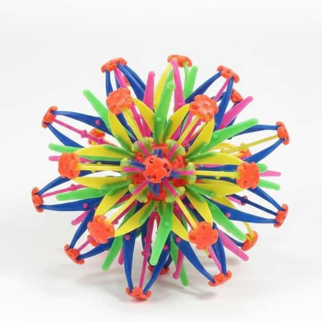 Bola Mágica Expansível Colorida - Brinquedo Divertido e Sensorial para Crianças