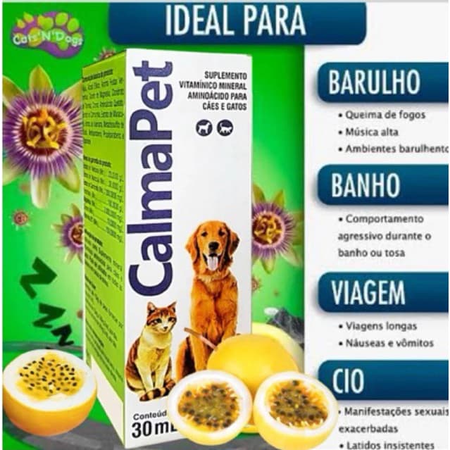 Calmapet Calmante Natural Para Cães e Gatos 30ml