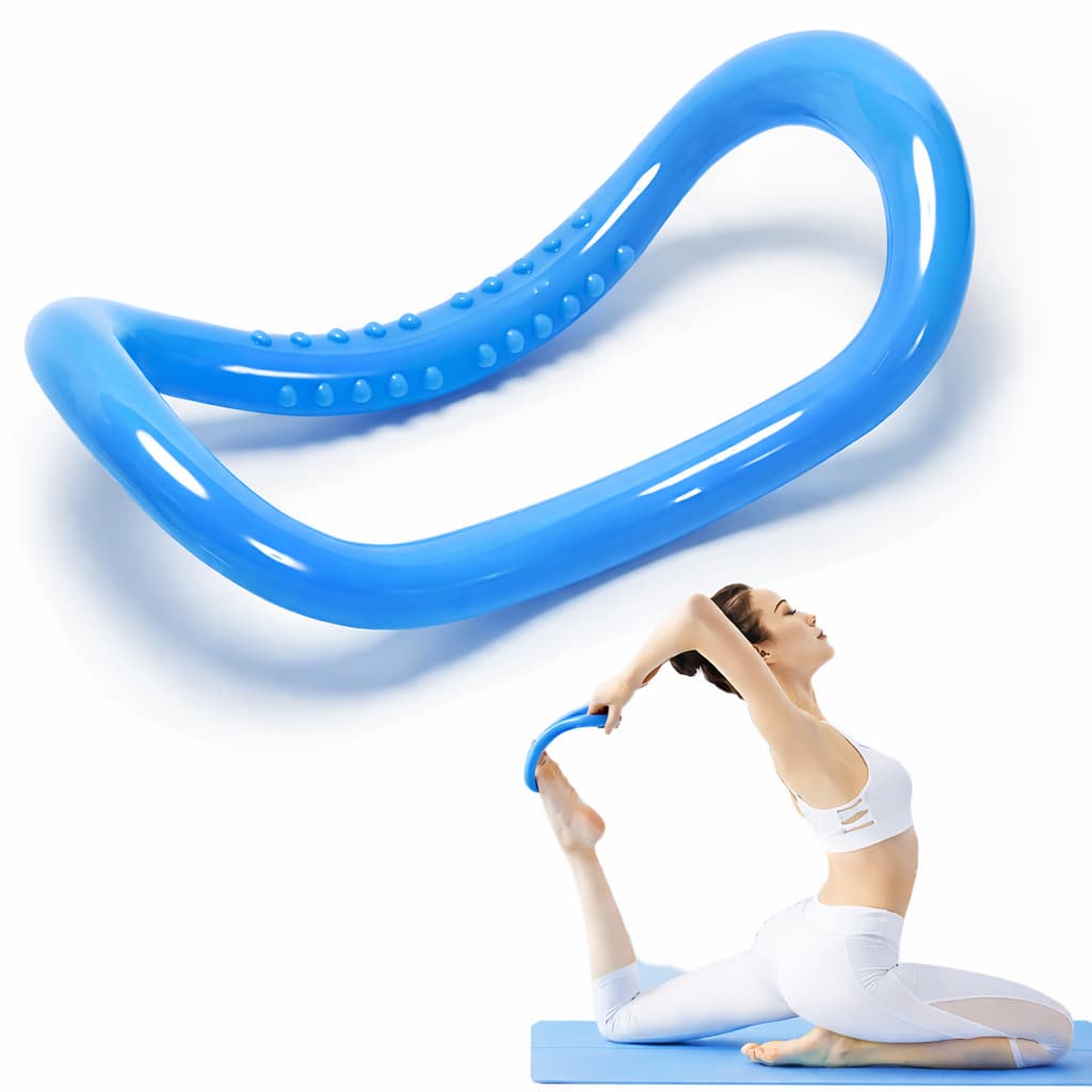 Anel de Alongamento Pilates Yoga Massageador Cervical Costas Postura