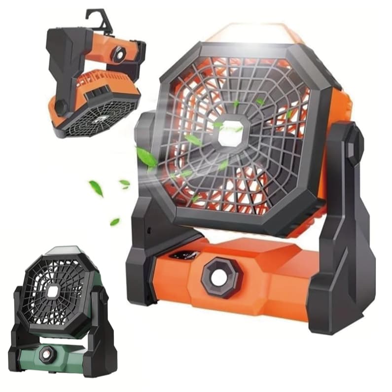 Ventilador DobráVel PortáTil Piso RetráTil Usb AjustáVel Adequado Para EscritóRio Ar Livre Viagens De Acampamento Recarr