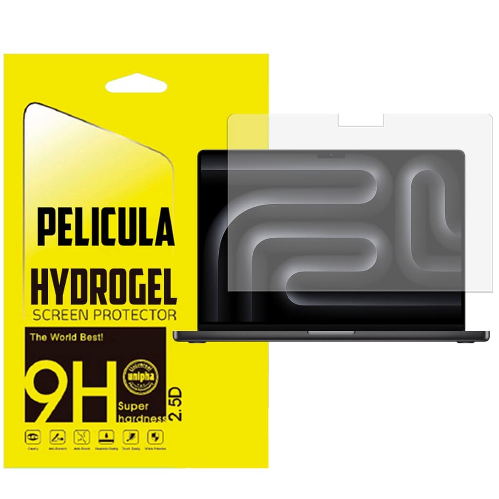 Película Hidrogel Slim Tpu Protetora Para Macbook AIR PRO M1 M2 M3 M4 2014 2015 2016 2017 2018 2019 2020 13 14 15 16