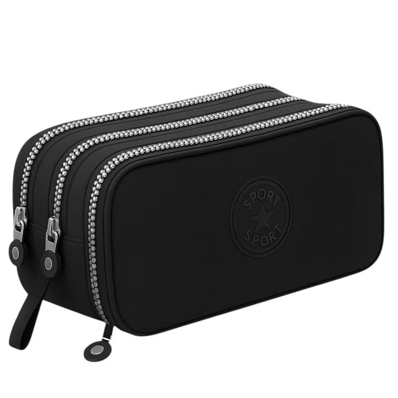 Estojo Escolar 3 Zíper Escolar Organizador Feminino Masculino Grande Capacidade Escola Lápis Caneta