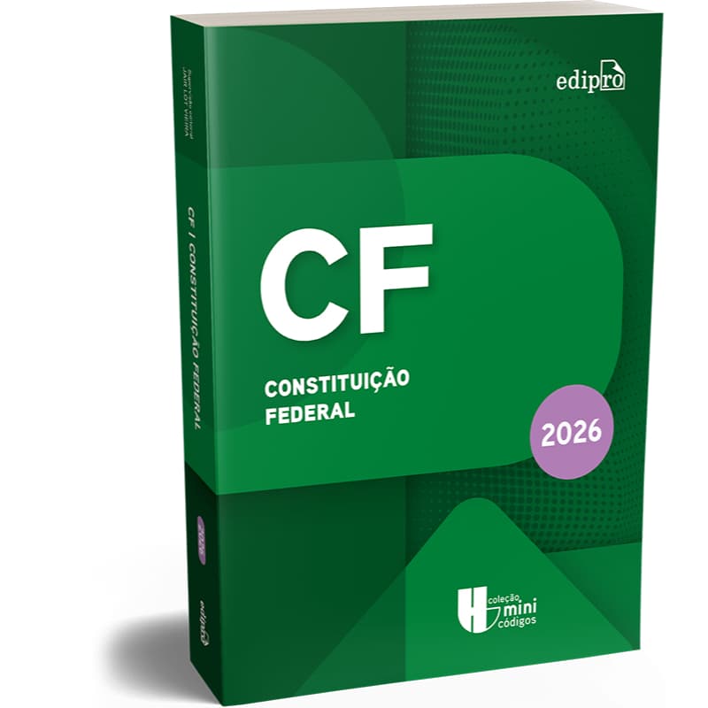 Constituição Federal 2026 - Coleção Mini Códigos 2026 - Livros de direito (LANÇAMENTO)