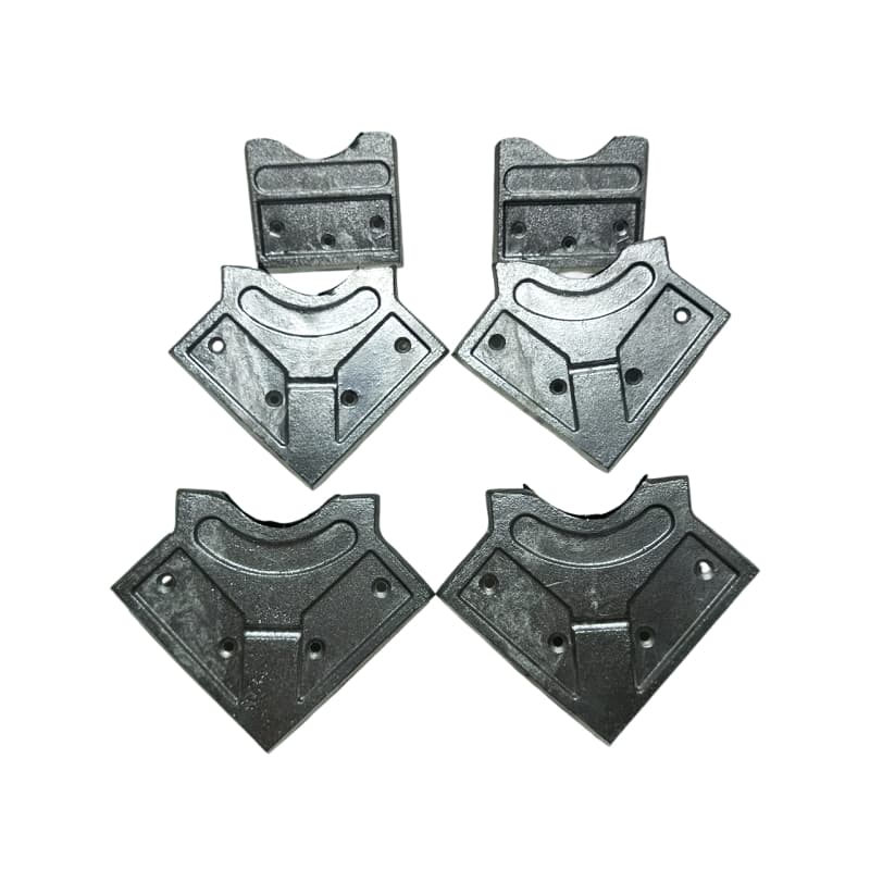 Jogo de caçapa Uberaba em alumínio 6 peças 50mm sinuca/bilhar