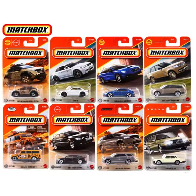 Carrinho Matchbox Lifetime Básico 1:64 Miniatura A Escolha Original Mattel