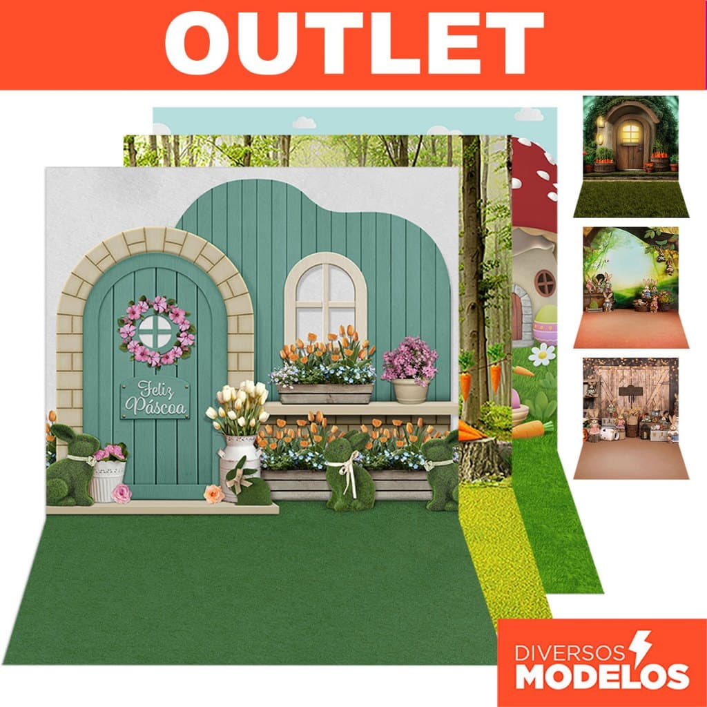 Fundo Fotográfico Páscoa Cenário Tecido Queima De Estoque 150x220