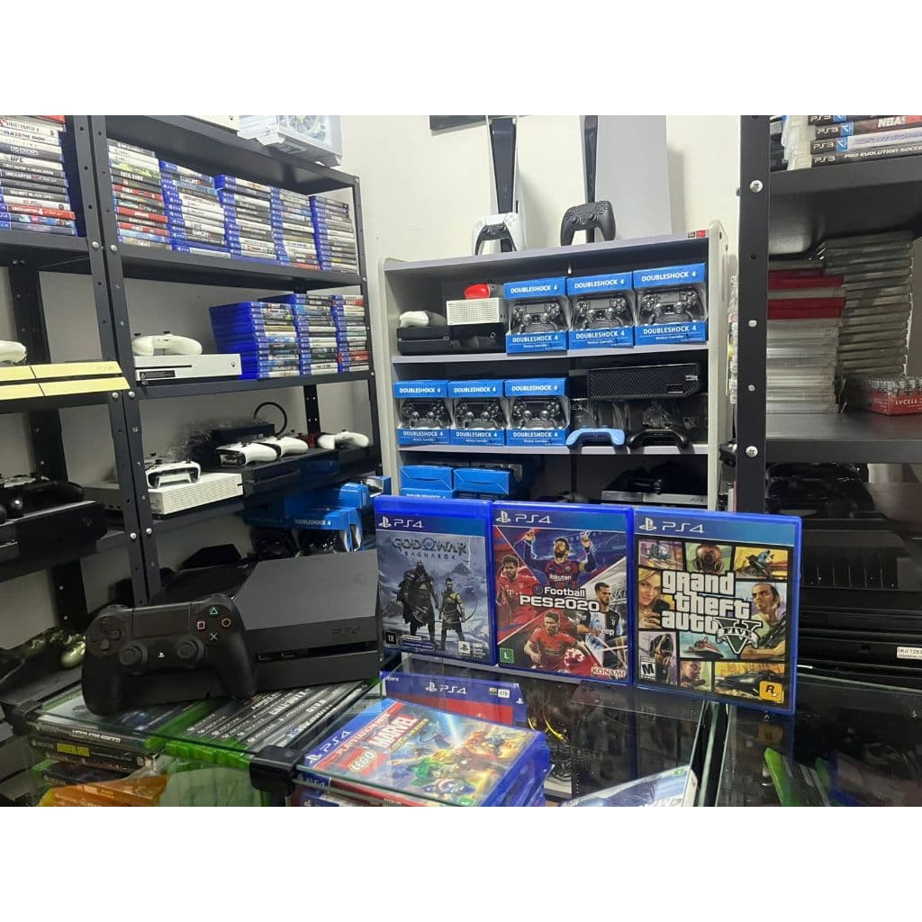 PLAYSTATION 4 Completo com garantia e nota fiscal envio de imediato!