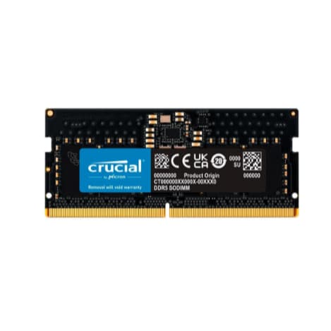 MEMORIA RAM NB DDR5 8GB 4800MHZ CRUCIAL CL40 CT8G48C40S5 SO DIMM