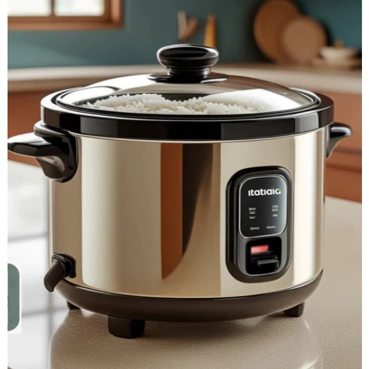 Panela de Arroz Elétrica Itatiaia Inox 8 Xícaras 1,5L 110V – Ideal para Família