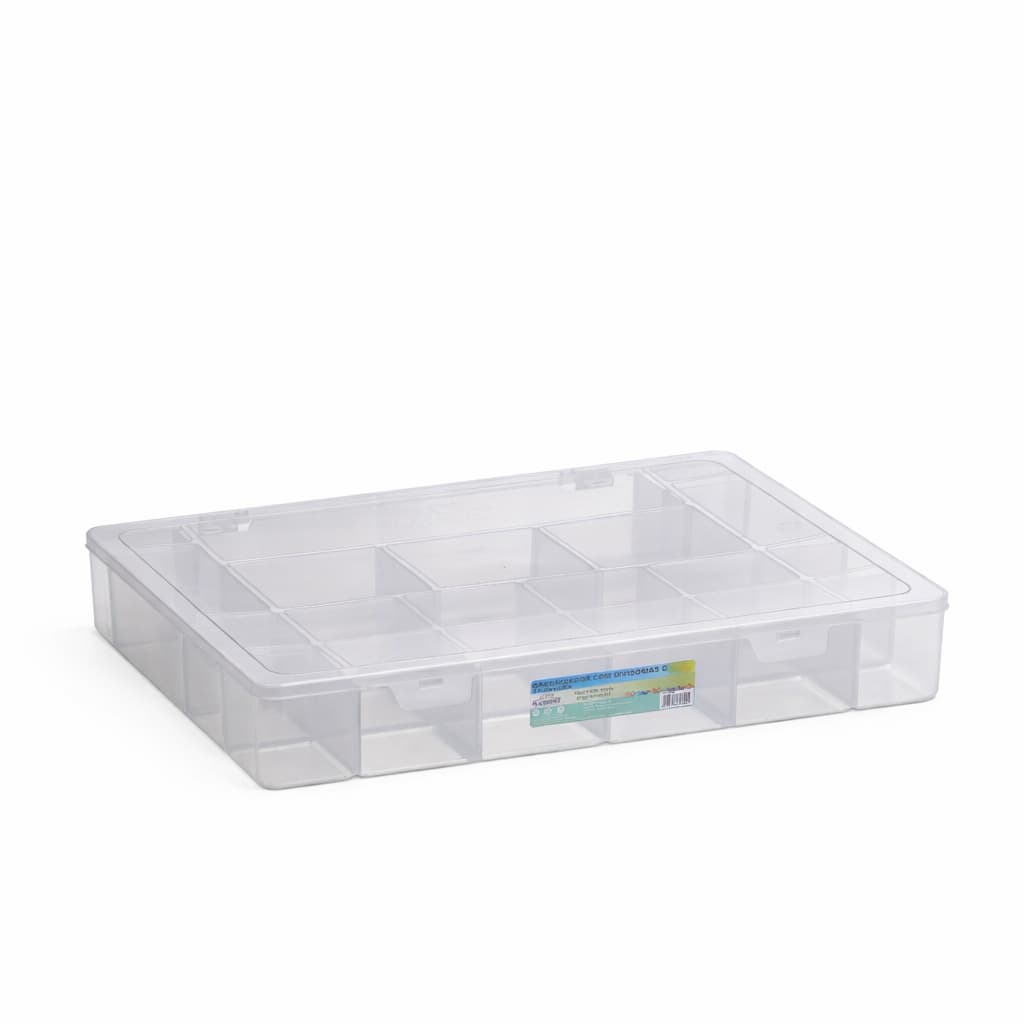 Caixa Organizadora 20 Divisórias Porta Parafusos Pregos Ferramentas Chaves Multiuso