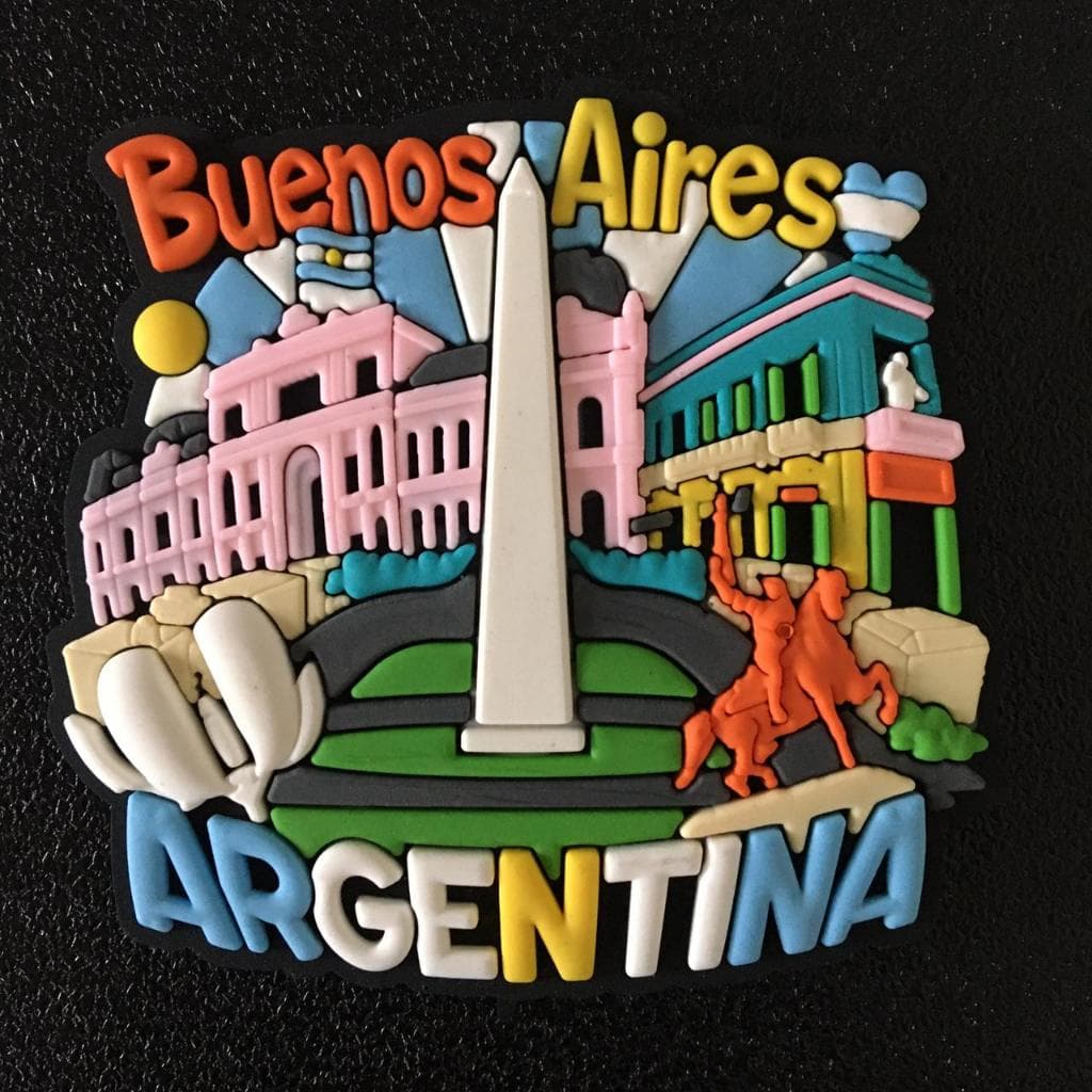 Ímã de Buenos Aires Argentina - Ímã de Geladeira Emborrachado