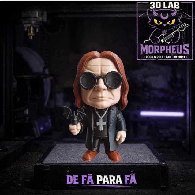 Miniatura do Príncipe das Trevas Ozzy Osbourne  Edição Colecionável