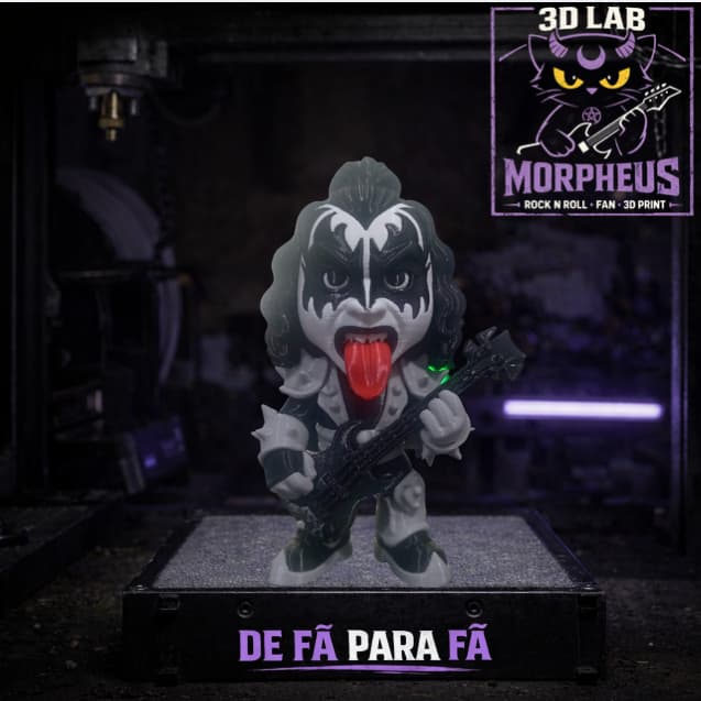 Gene S. Morpheus PopCrafters Classic Rock Impressão 3D Premium 🔥