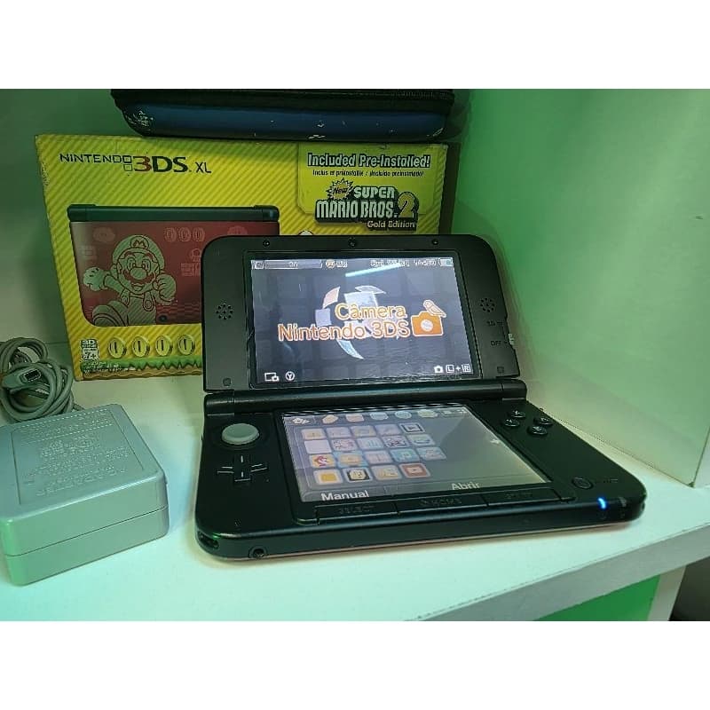 NINTENDO 3DS XL EDIÇÃO SUPER MARIO 2