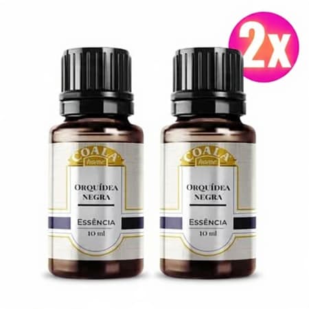 Kit 2 Coala Essência Aromatizante Concentrado Orquídea Negra 10ml