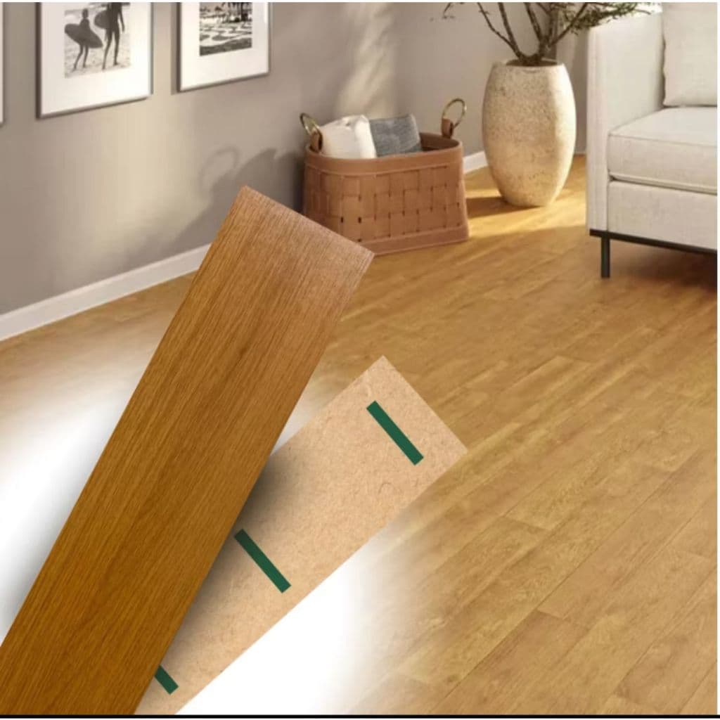 100 Placa De Piso Autocolante Mdf adesivo chão lavável