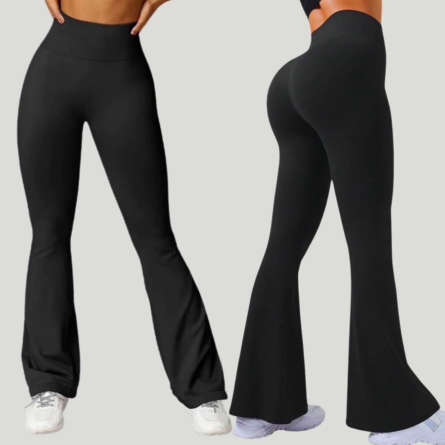 Calça Legging Bailarina Flare Modela bumbum Cintura Alta Promoção
