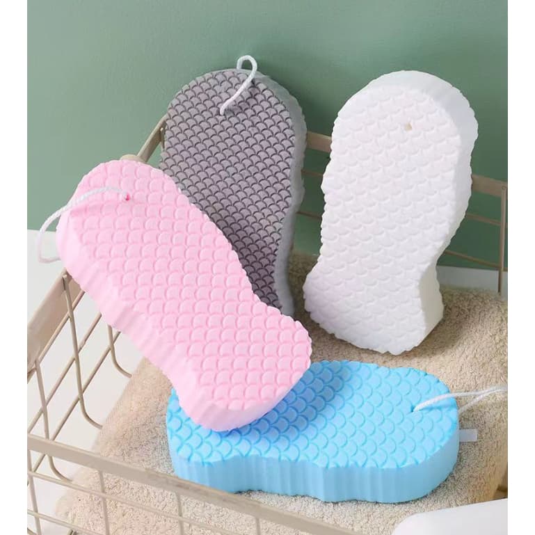 Esponja Esfoliante Suave Bucha De Banho Para Bebê Adultos De Banho Removedor De Pele Morta Ferramenta COR ALEATORIO