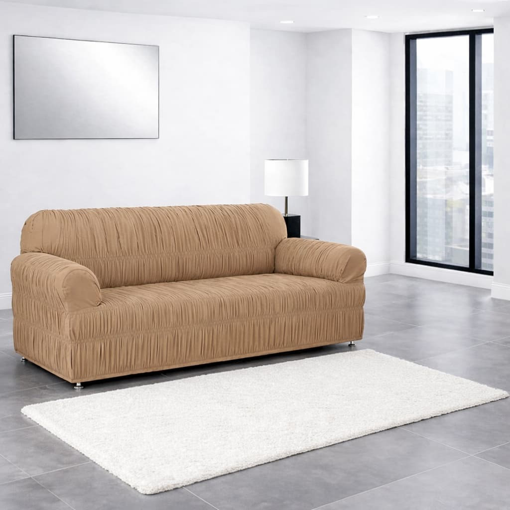 Kit Capa De Sofá Avulsa 3 Lugares Com 25 Elásticos em Malha Gel