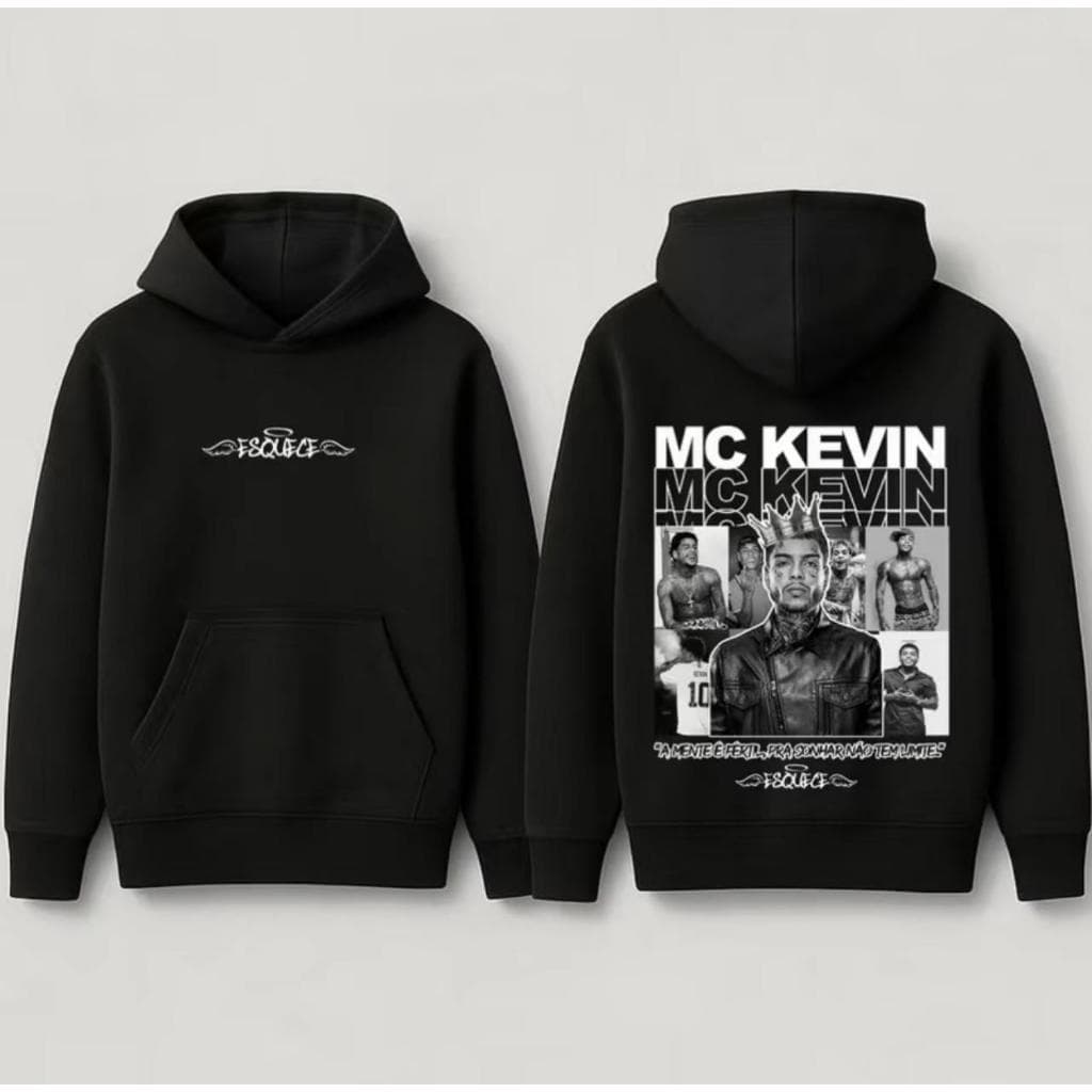 Moletom Blusa De Frio Mc Kevin Esquece Homenagem Eterno