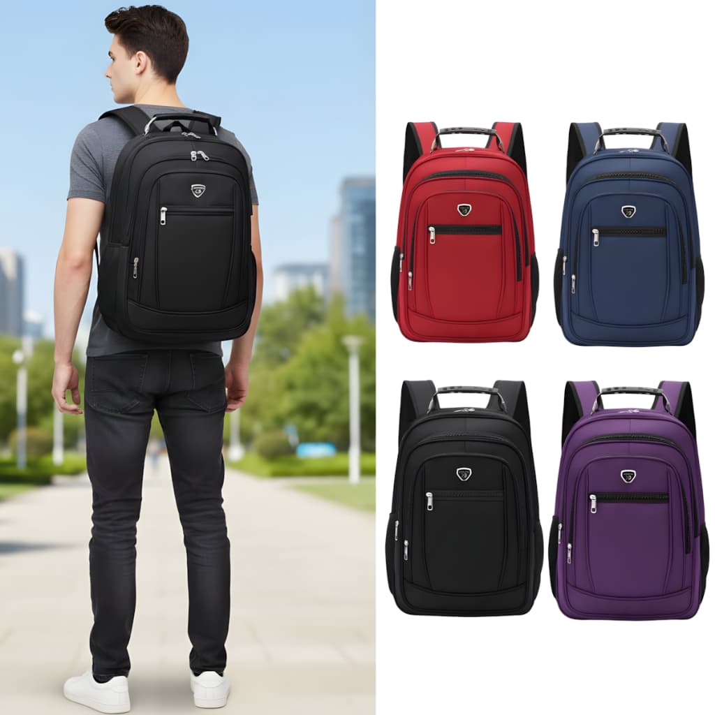 Mochila Grande Reforçada Notebook Empresarial Resistente Bem Espaçosa Faculdade Trabalho Viagem
