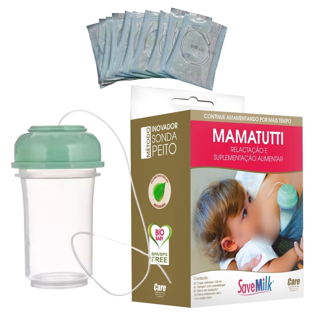 Kit Relactador  Suplementação Alimentar Com 10 Sondas Amamentação