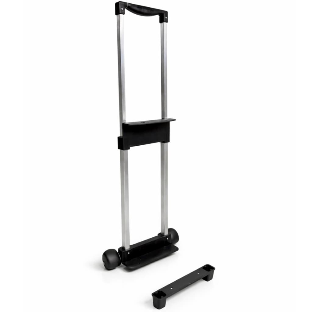 Carrinho Retrátil para Mala Viagem com Rodinhas em Alumínio Reposição Pequena Média Grande com Kit de Fixação Completo