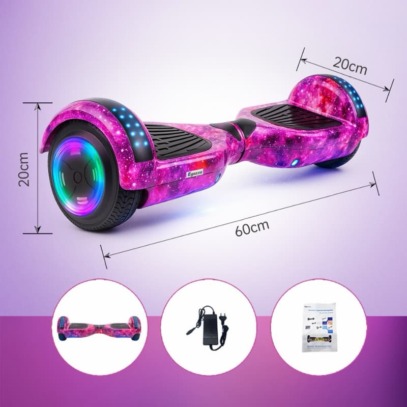 Hoverboard Infantil Skate Elétrico 6.5" Led Bluetooth caixa de som Bateria De Grande Capacidade Endurance