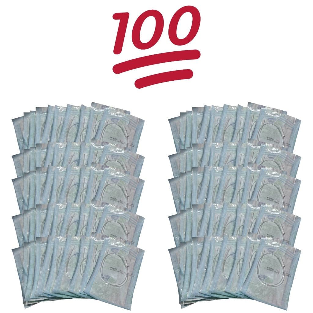 Kit Refil 100 Sondas Amamentação Relactação Bebê