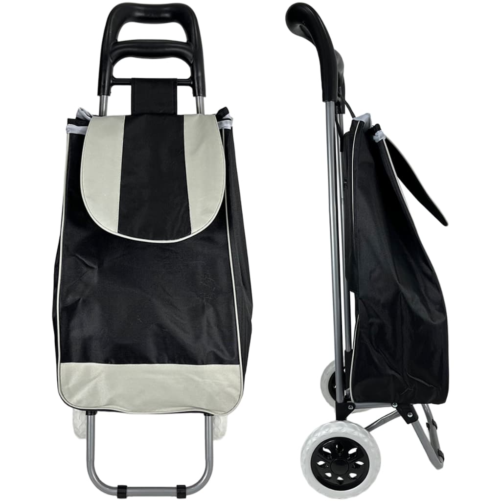 Carrinho De Feira Dobrável Com Rodas Suporta 30 Kg